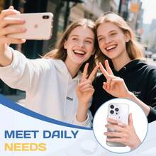 1pc Phone Grip Finger Holder Phone Case Phone Grips For Back Of Phone Universal Portable Phone Strap For Most Smartphones - View 6