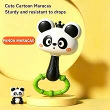 Cute Animal Rattle Toy, Tiger, Panda & Bear Shaped Handheld Shaker, Easy-Grip Interactive Play Toy, Perfect Birthday, Christmas & Holiday Gift - Multicolor - View 10