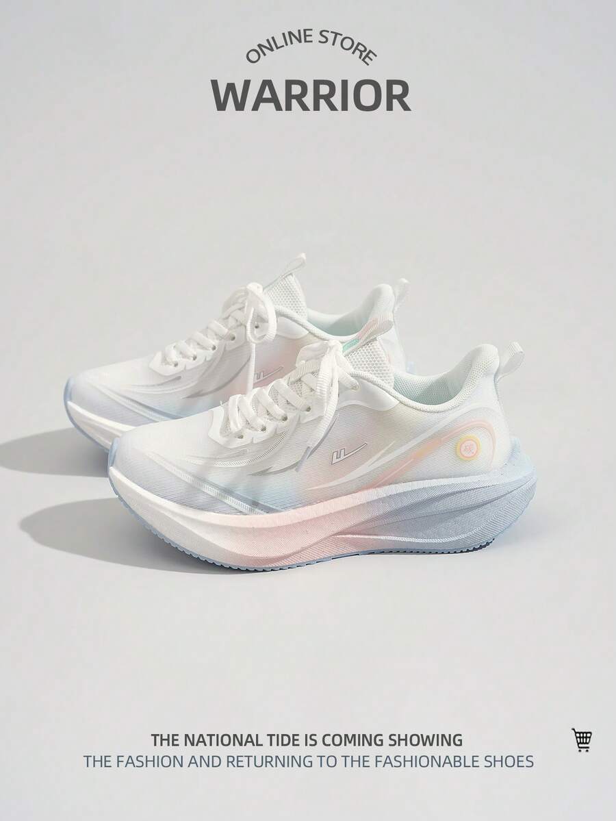 WARRIOR 1双女士系带运动鞋，时尚百搭舒适休闲户外跑步鞋