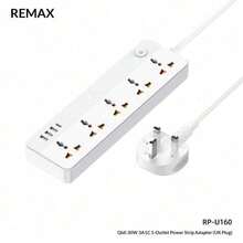 REMAX Kiddy 系列 30W 3A1C 5 位电源插座 RP-U160 - 英規插(220-240V) - 查看 6