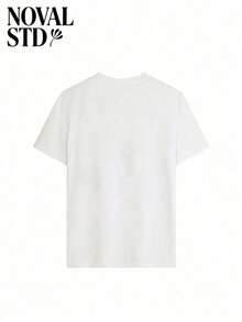 1 Piece Of Women's Cotton Blend Regular Sleeve T-Shirt With The Theme "Sea Calls Me", Casual Top, Fashionable For Everyday Wear, Suitable For Daily Use. 180g 100% Cotton. - 白色 - 查看 3