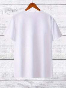 1 Piece Unisex Women's Brazilian Floral Print T-Shirt - Short-Sleeve Crew Neck Top, Soft And Stretchy, With "Flower Market" And "Natural Beauty" Design, Machine Washable, Lightweight Fabric For Casual Spring And Summer Wear. 180g Women's Summer T-Shirts, Casual Cotton Graphic Print T-Shirts, 100% Cotton. - 白色 - 查看 3