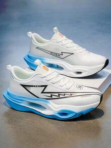 Men's Running Shoes, New Seasonal Running Shoes, Comfortable Shock-Absorbing Rebound Carbon Plate Sports Shoes, Couples Running Shoes, Suitable For Exercise, Long-Distance Marathon, Short-Distance Running, Gym Use, Low-Top Lightweight Sports Shoes, Daily Commute Training Shoes, Fashionable Casual Walking Shoes, Suitable For All Seasons - White - View 12