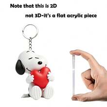Cartoon Snoopy Keychain Pendant For Car Decoration, Small Accessory For Girls, Mood-Themed Gift For Couples, Small Present For Lovers - Irregular - View 7