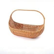 1個仿藤編花籃,紀念品禮品籃,鮮花插花籃,家居生活收納籃,手工仿藤編花籃,手編籃,田園風收納籃,收納架,花架 & 花籃,藤編手提籃,花籃,花盆,插花籃,田園手提籃,婚禮紀念品--手提花籃,手提水果籃,給家人和朋友的禮物,節日禮物,開學禮物,宿舍裝飾收納 - 彩色 - 查看 14