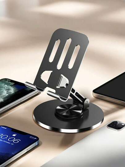 1 Giá đỡ điện thoại/máy tính bảng đa năng bằng kim loại, đế silicon chống trượt, ổn định, xoay 360° và điều chỉnh nhiều góc độ, chất liệu kim loại bền chắc, phù hợp với điện thoại và máy tính bảng, thích hợp cho học sinh, nhân viên văn phòng, người phát trực tiếp, người xem phim liên tục, sử dụng tại nhà, văn phòng, phát trực tiếp, gọi video, xem phim trực tuyến, quà tặng tân gia thiết thực, màu ngẫu nhiên