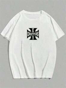 West Coast Choppers Shirt For Men, Unisex Casual Shirt, For Men And Women, Men's Graphic Top. - 白色 - 查看 4