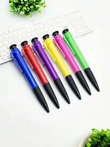 Bộ 2 bút bi cỡ lớn ngộ nghĩnh, ruột bút đen 0.7mm, đồ dùng văn phòng độc đáo, quà tặng nhật ký viết, phù hợp cho học sinh, giáo viên và người lớn. - Nhiều màu - Xem 1