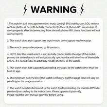 Smartwatch With Wireless Calling/Dialing, Multiple App Reminders, Suitable For Men And Women, Sports Watch, Customizable Wallpaper, Holiday & Birthday Gift - Multicolor - View 11