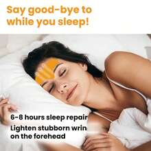 EELHOE 30pcs Used For Firming Facial Skin, Containing Collagen,Forehead Wrinkle Removal Patch, Reduces Forehead Wrinkles And Forehead Wrinkles, Anti-Aging, Lifts The Face, Tightens The Skin, And Refines Pores - 橘子 - 查看 4