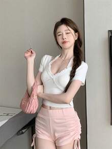 Women Blouses & Shirts - Blue - View 7