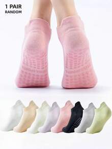 Women Hollow Mesh Yoga Socks, Thin Breathable Solid Anti-Slip Ankle Socks,Ideal For Running Pilates, Indoor Fitness, Daily Home & Outdoor Casual Wear - Multicolor - View 15