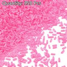 950-15000颗/袋彩色玻璃珠，适用于刺绣、DIY手工手链、项链、耳环和装饰品 - 長管狀珠子 - 查看 62