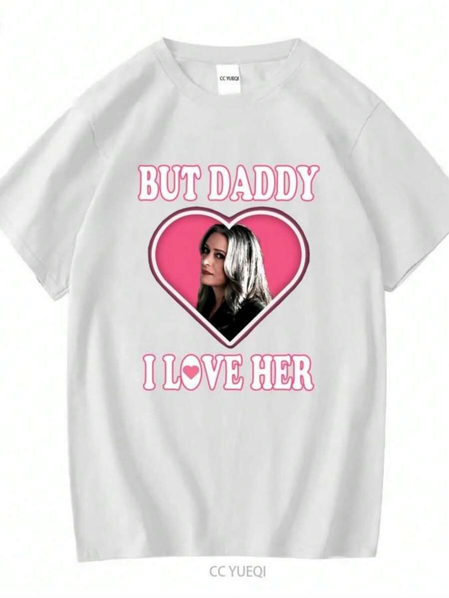 Blouses For Women Emily Prentiss But Daddy I Love Her T Shirt Design Criminal Minds Fan Paget Brewster Long Or Short Sleeves Vintage Washed - 白色 - 查看 1