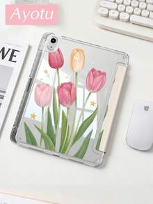 Ayotu Ốp lưng họa tiết hoa tulip hình phù thủy cho iPad A16, Air 8 (M4) 2026 (11 inch)/2026 (13 inch), Pro 13 12.9 11, Air 11 13, Mini, Air 11 inch, Kindle (thế hệ thứ 11 - ra mắt năm 2024), Kindle Paperwhite thế hệ thứ 12 năm 2024. - Nhiều màu - Xem 3