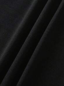 Camiseta holgada de verano para mujer, deportiva, de manga corta con cuello redondo, para correr y hacer ejercicio, de secado rápido para yoga y entrenamiento al aire libre - fácil de lavar y mantener para uso diario - Negro - Ver 5