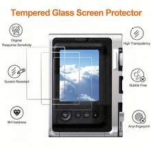 3pcs 9H Hardness Tempered Glass Screen Protector For Fujifilm Mini Camera, Sensitive Touch, High Definition - View 3