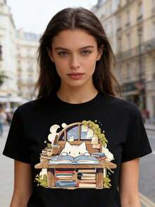 Pure Cotton T-Shirt, 2026 Style, Best-Selling Pop Singer Print T-Shirt Series, For Men And Women, Short Sleeve, Vintage Brand, Summer Top, Urban Style - Vintage T-Shirt. - 黑色 - 查看 6