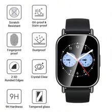 Bộ 4 miếng dán màn hình cường lực độ phân giải cao dành cho Redmi Watch 4/5 Active/5 Lite, siêu trong suốt, mỏng nhẹ và vừa khít hoàn hảo, cảm ứng nhạy, độ cứng 9H giúp bảo vệ màn hình khỏi trầy xước và mài mòn. - 4 chiếc cho Redmi Watch 5 Lite - Xem 8