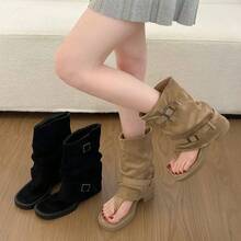 Women Ankle Boots & Booties - Khaki - View 10