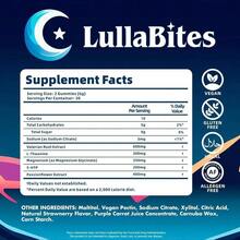 LullaBites Natural Gummies 60ct, Sweet Strawberry Stars - Melatonin Free, Non-Habit Forming Sleep Support, 30 Servings Dietary Supplement - 1瓶 - 查看 5