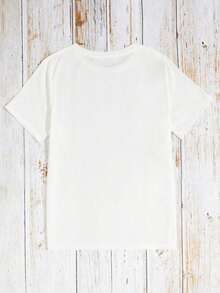 Women's T-Shirt Made Of 100% High-Quality Cotton, This T-Shirt Guarantees Exceptional Softness To The Touch, Round Neck With "Disney Minnie I " Print And Short Sleeves - 白色 - 查看 3