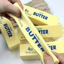 1pc Realistic Cream Slow Rebound Toy - Soft Anti-Compression Stress Relief Bar, Suitable For TeenagersAnd Adults, Slow Rising Sensory Pressure Relief Toy,Fun Gift For Autism Or Pranks, Slow Rebound CreamBar, Anti-Pressure Cream Bar, Stress Relief And AnxietyRelief Pressure Relief Toy, Slow Rising Soft SqueezableElastic Cheese Bar, Prank Toy, Stress Relief Toy, PerfectGift For Holidays, Birthdays, Christmas And Parties. - 1PC - 查看 5
