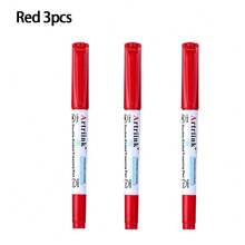 2/3/6pcs Double-Headed Frozen Marker Pens, Low-Temperature Storage Bag Marker, Black And Red Permanent Frozen Pens, Can Be Used For Cold Storage,Ice Bags, Food Bags, Glass, Refrigerators, Laboratory Marker Pens - Multicolor - View 14