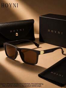 1pc Solid Color Retro Fashion Thick Frame Punk Fashion Glasses, Suitable For All Seasons - Multicolor - View 18