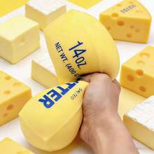Đồ chơi bóp hình que bơ khổng lồ 22cm bằng chất liệu TPR, đồ chơi giảm căng thẳng chậm đàn hồi, đồ chơi mềm giúp giảm lo âu, đồ chơi bóp/đồ chơi giảm căng thẳng/đồ chơi cảm giác/đồ chơi giải tỏa áp lực/hình vân đá cẩm thạch/xoáy/nhuộm tie-dye - Đồ chơi giảm áp hình vuông bật chậm - Xem 9