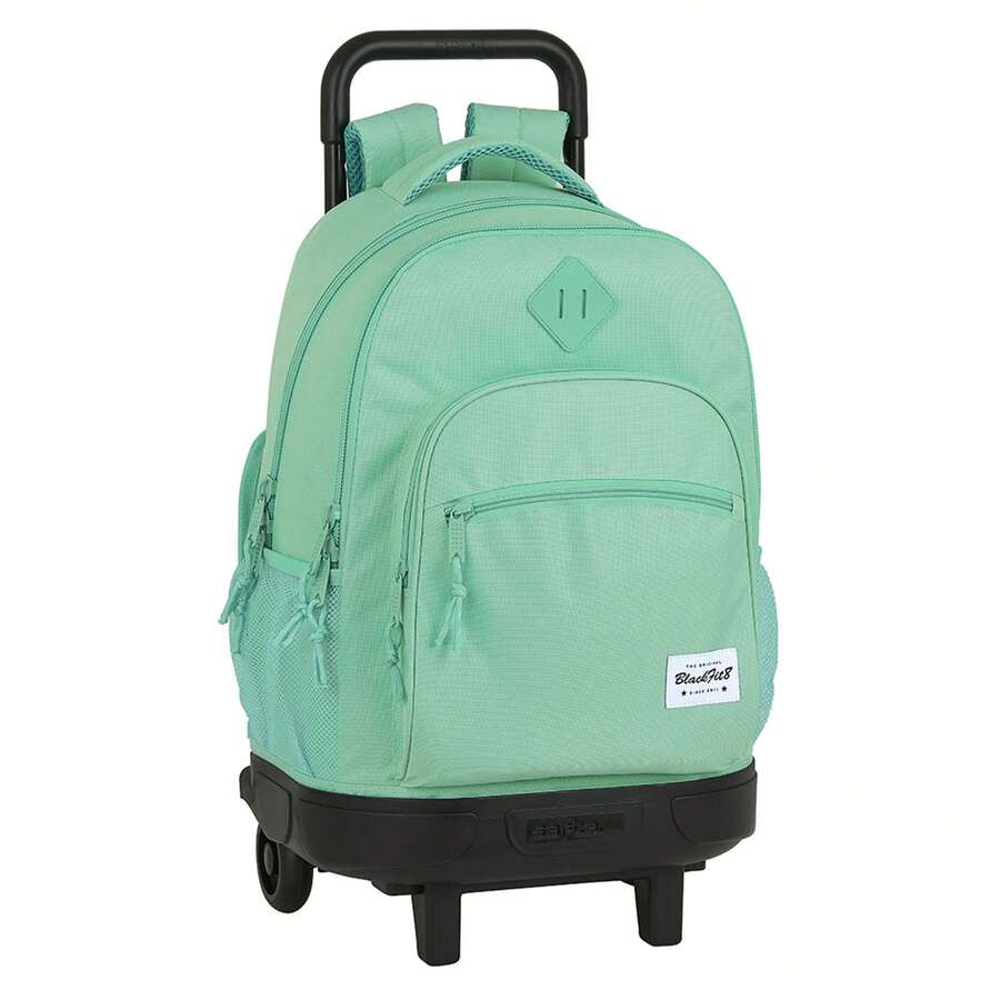 | Schulrucksäcke Blackfit8 an den Wagen anpassbar, ergonomisch gepolsterter Rücken und Schultergurte, 2 große Fächer mit Reißverschluss, Organizer, Flaschenhalter, abriebfest, offizielle Lizenz - Option 3 - Übersicht 1