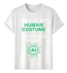 T-Shirts This Is My AI Costume - White - View 11