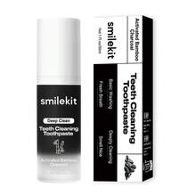 Pasta Gigi Pemutih Pembersih Mendalam Napas Segar Pasta Gigi Pembersihan Pemutih Gigi 30ML Rasa Mint Pasta Gigi Arang Bambu - Mint - View 12