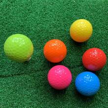 Colorful No-Logo Golf Balls, Standard Competition Balls, Double-Layer Structure, 322 Standard Dimples, High-Elasticity Rubber Core, Durable Surlyn Outer Layer, Beautiful Golf Gift - Multicolor - View 5