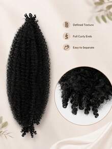 ASHEWIG 1/3 Pack Maldives Braided Wigs, 8-36 Inch Length Curly Braids, Elastic Pre-Curled Synthetic African Braiding Hair - Soft & Fluffy Easy Styling, Halloween - Multicolor - View 7