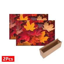 1pc Maple Leaf Pattern Printed Absorbent Dish Drying Mat, Espresso Machine Countertop Absorbent Mat, Sink Drain Mat, Soft Faucet Absorbent Mat, Sink Cup Mat, Home Decor, Kitchen & Bathroom Accessories - Multicolor - View 15