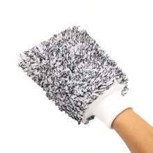 Cepillo de rueda de microfibra, guantes de lavado de coche suaves antideslizantes, accesorios de cepillo de rueda de coche - A - Ver 7