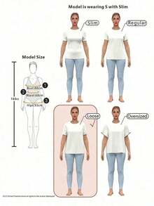 1 Piece Camia Women's Pure Cotton Casual T-Shirt, With A Simple And Elegant Graphic Print, Round Neck And Short Sleeves, Summer Urban Style, A Surprise Gift For Family And Friends. 180g 100% Cotton. - 白色 - 查看 6