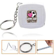 Portable Mini Retractable Tape Measure With Keychain Double Sided Scale Soft Measuring Tapeline Pocket Sized Tape Measure For Sewing Tailor Body Measuring Crafting And Household Use Lightweight And Durable For Daily And Travel Convenience - White - View 9