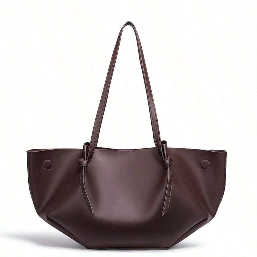 Large Capacity Commuter Tote Bag, Soft Shoulder Tote Bag For Women - Multicolor - View 1