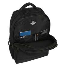| School Backpack Real Betis Balompié Premium With Flap, Compartment For Laptop 13.3″ And External USB Connector, Ergonomic Padded Back And Shoulder Straps, Magnetic Flap - Option 2 - View 6