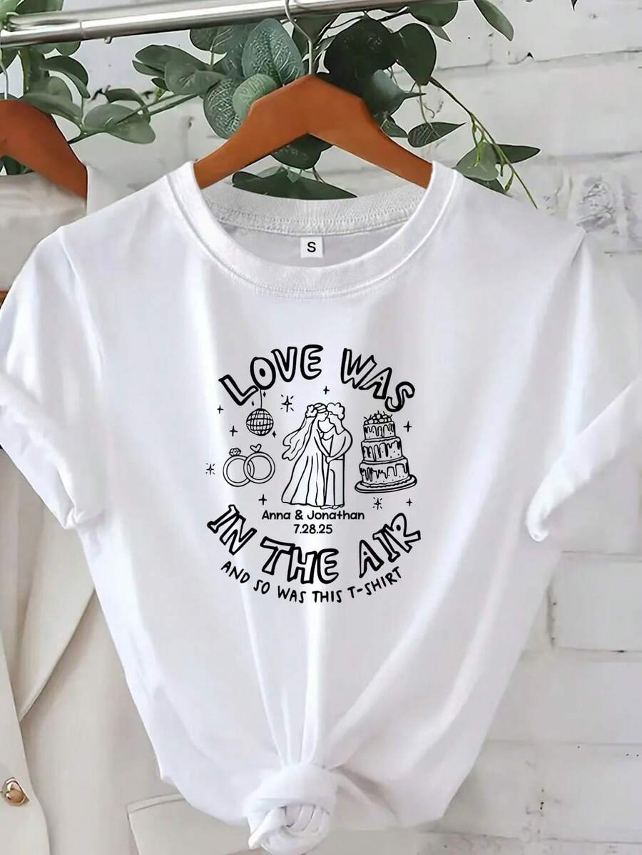 Camiseta de boda personalizada 2026, Camiseta divertida para el lanzamiento de la boda en un club social, Camiseta de fin de semana para la fiesta nupcial, Camiseta para el cortejo nupcial, Camiseta de boda cómoda - Blanco - Ver 1