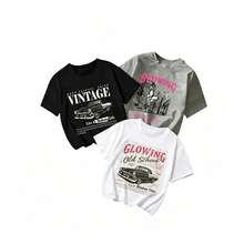 3. Three Styles. 1. Double-Sided Printed T-Shirt With An Anti Social Club Design, Suitable For Everyday Wear, Casual Summer Clothing, Slightly Stretchy, Breathable, For Outdoor Sports, A Perfect Gift, Holiday Gift. Loose-Fitting, Unisex T-Shirt, Casual And Everyday Style, Versatile For Spring, Summer, And Fall, Summer Outfits, Shirts, Women's Shirts, T-Shirts, Women's T-Shirts, Vintage, Easter Outfit For Women, Mother's Day - 黑色 - 查看 1