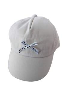 Mũ lưỡi trai trẻ em 1-3 tuổi kèm nơ chấm bi, mũ chống nắng thoáng khí có thể điều chỉnh, mũ thường ngày dễ thương cho bé gái, thích hợp cho hoạt động ngoài trời và mặc hàng ngày. - Nhiều màu - Xem 9