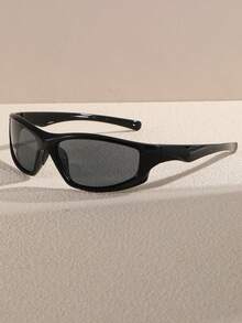 2pcs Fashion Wrap-Around Street Style Fashion Glasses For Women, Suitable For Casual Street Outfits - Multicolor - View 7