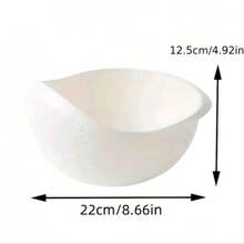 Cestello e lavello da cucina. Una combinazione versatile realizzata in plastica adatta all'uso alimentare con fori di drenaggio. Perfetto per lavare riso e verdure, ed è ideale anche per cucine domestiche e da campeggio. - Taglia unica - Visualizzare 2