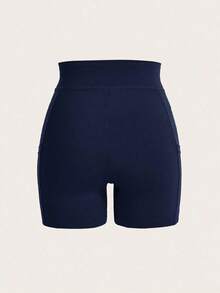 Conjunto de leggings ajustados de punto liso para uso diario y casual de mujer - Multicolor 2 - Ver 6