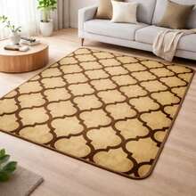 Casa Laura Enxovais Soft Flannel Rug In Modern Prints 2.00 X 1.50 - Various Colors - Beige - View 3