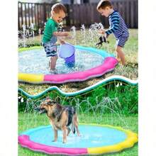 Jasonwell Splash Alberca para Niños - Albercas Grandes Familiares Alberca para Perro Alberca Inflable Juguetes de Agua para Niños Niñas de 3 4 5 6 7 8 años de Verano al Are Libre 59 - Multicolor - Ver 4