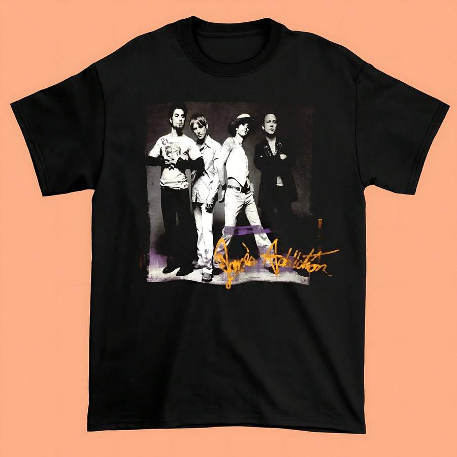 Janes Addiction Live Tour Unisex Shirt Short Sleeve All Size - Black - View 1